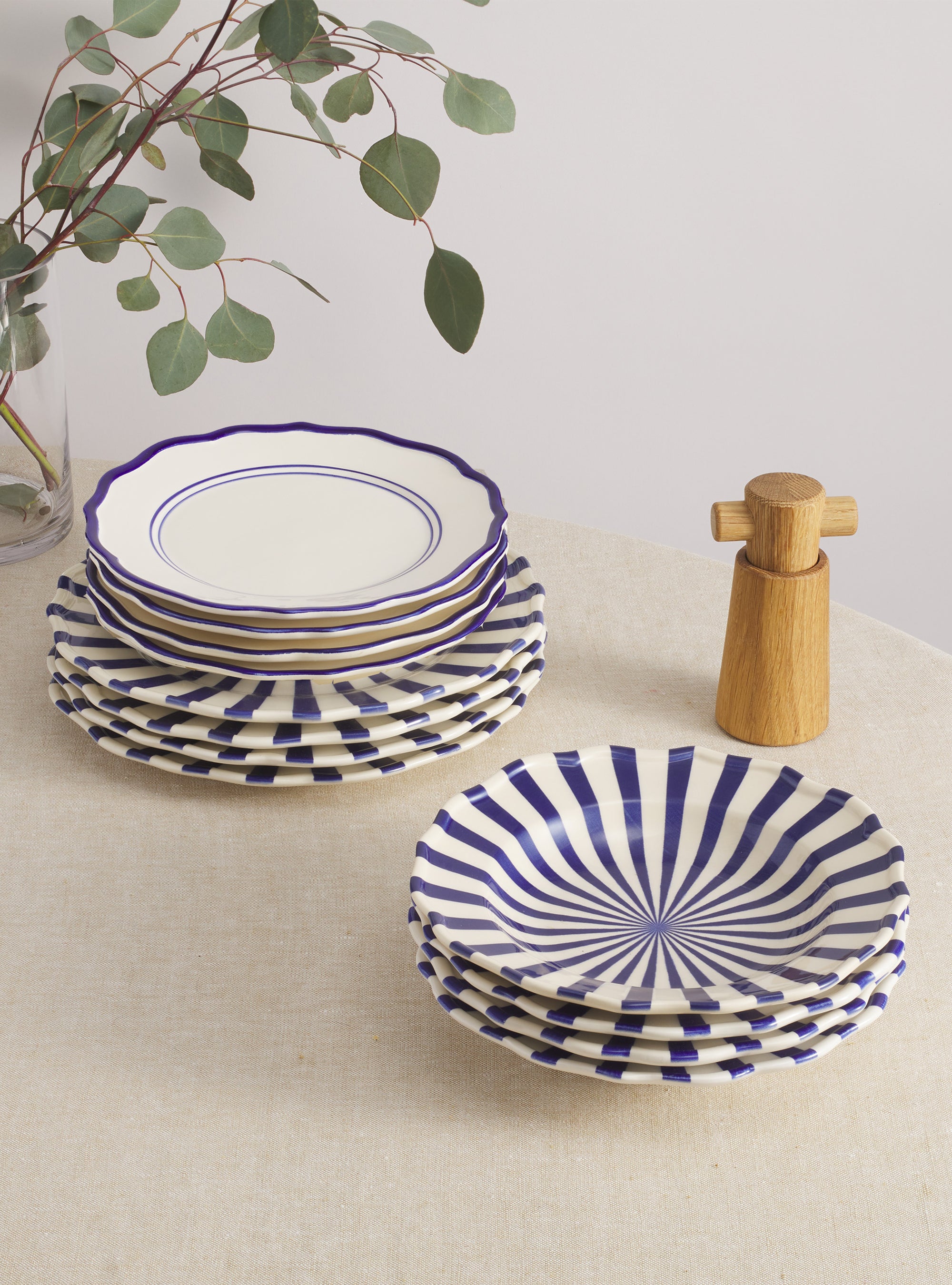 12 Piece Mixed Dinnerware Set with Pasta Bowl - MJM – Maison