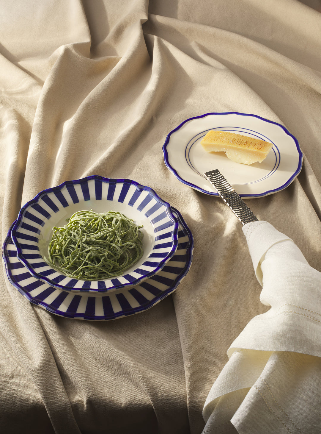 12 Piece Mixed Dinnerware Set with Pasta Bowl - RJR