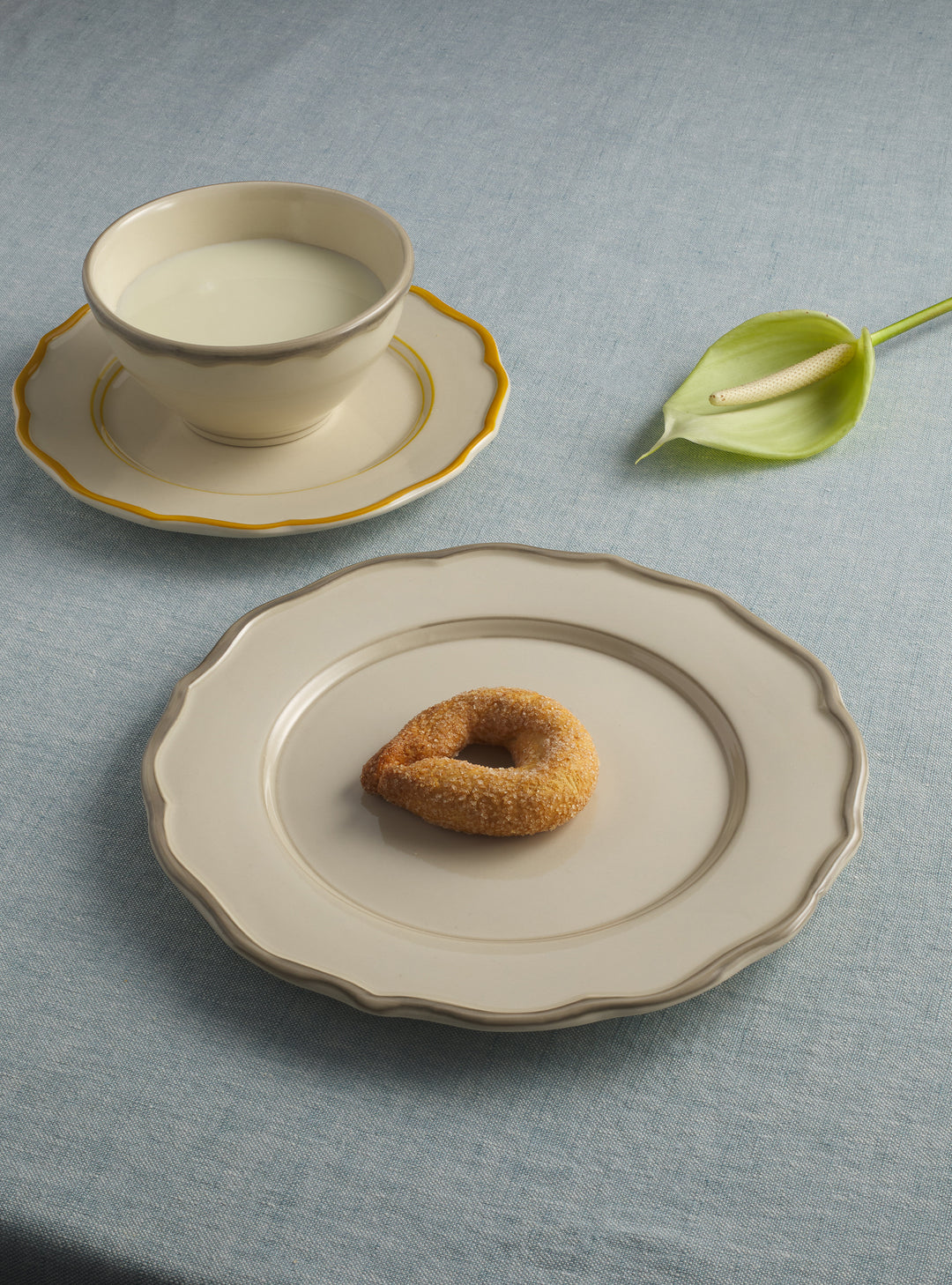 12 Piece Mixed Dinnerware Set with Cereal Bowl - SGS