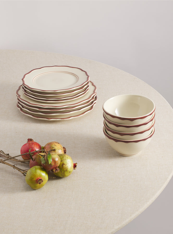 Darlene 12 Piece Dinnerware Set with Cereal Bowl
