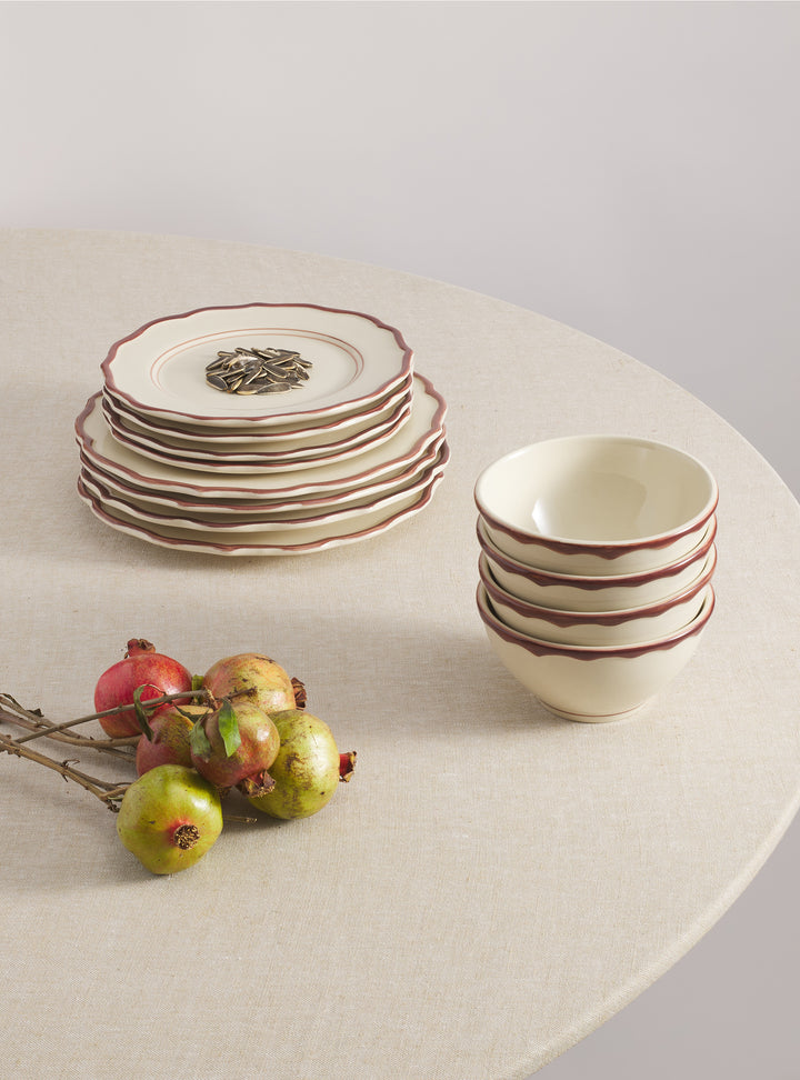 Darlene 12 Piece Dinnerware Set with Cereal Bowl