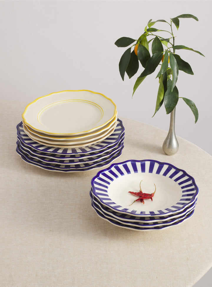 12 Piece Mixed Dinnerware Set with Pasta Bowl - RGR