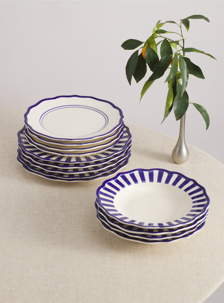 12 Piece Mixed Dinnerware Set with Pasta Bowl - RJR