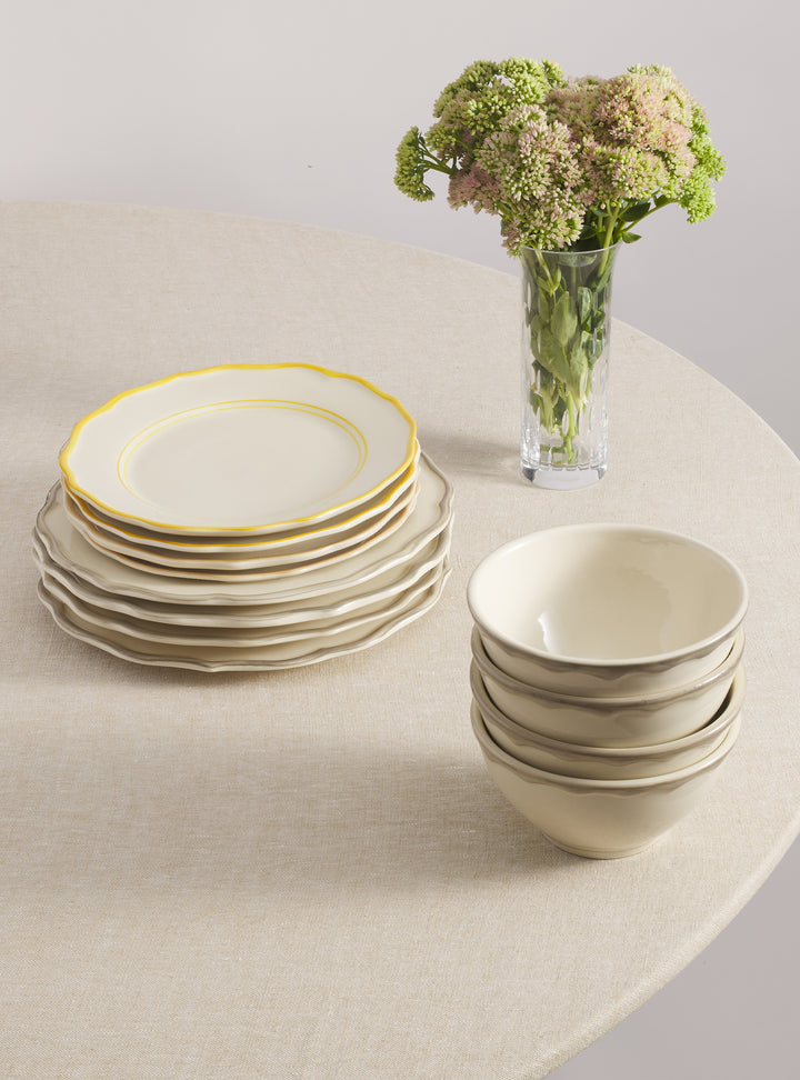 12 Piece Mixed Dinnerware Set with Cereal Bowl - SGS