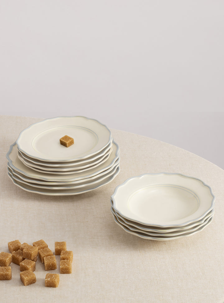 Sylvia 12 Piece Dinnerware Set with Pasta Bowl