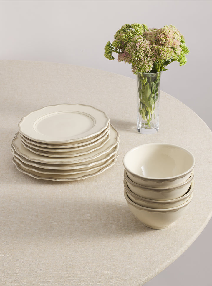 Sylvia 12 Piece Dinnerware Set with Cereal Bowl