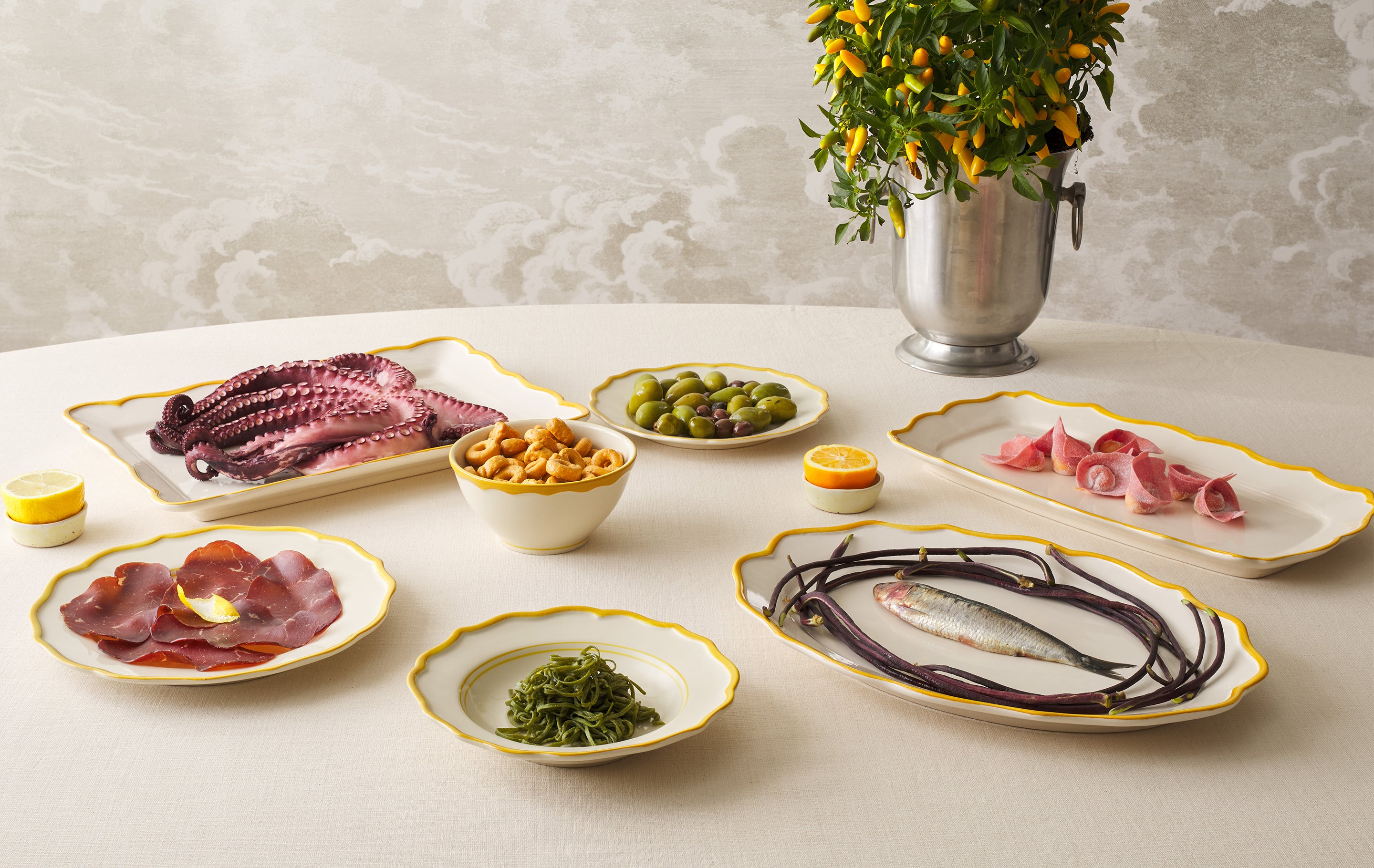 Riviera Dinner Plate Set of 4 – Maison Madison Home